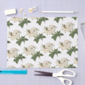 Rozen bloempatroon tissuepapier (Craft)