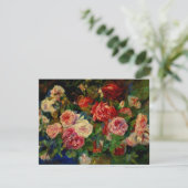 Rozen, bloemschilderij van Pierre-Auguste Renoir Kaart (Staand voorkant)