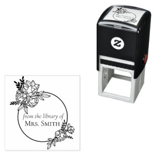 Rozen Bloemstuk Uit de Bibliotheek Van Zelfinktende Stempel