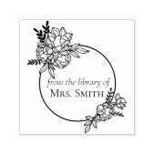 Rozen Bloemstuk Uit de Bibliotheek Van Zelfinktende Stempel (Design)