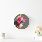 Rozen Bloemwandklok Ronde Klok (Huis)