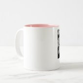 Rozen blokkeren altijd de Mok van koffie (Voorkant links)