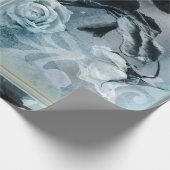 Rozen Blue Dreamy Cadeaupapier (Hoek)