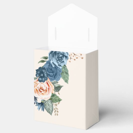 Rozen Blue/Peach Love and Bedankt ID584 Bedankdoosjes (Geopend)