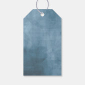 Rozen Blue/Peach Wedding Bedankt, ID584 Cadeaulabel (Achterkant)