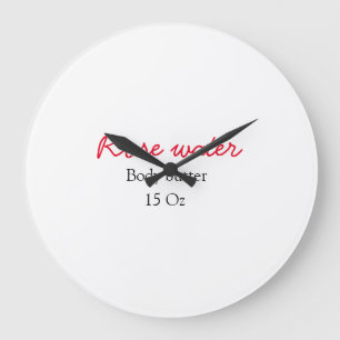 Rozen body butter voeg je tekst naam custom gewich grote klok