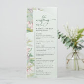 Rozen boho arch. menu (Staand voorkant)