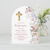 Rozen-boogbevestiging Kaart (Staand voorkant)