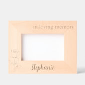 Rozen Botanisch Memoriam Moeder Tribute Frame Gegraveerde Lijstjes (Voorkant)