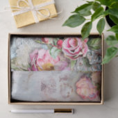  Rozen Botanische Ephemera Decoupage Tissuepapier (Geschenk)