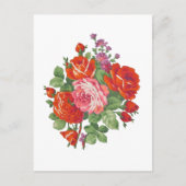  rozen bouquet briefkaart (Voorkant)