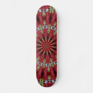 Rozen Bouquet Kaleidoscope onder glas 1 Persoonlijk Skateboard