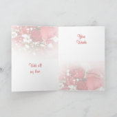 Rozen Bouquet Valentijnse kaart (Binnen)