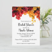Rozen - Bridal Shower Invitation Kaart (Staand voorkant)