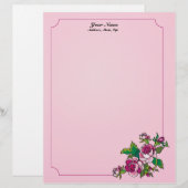 Rozen Briefhoofd (Voorkant / Achterkant)