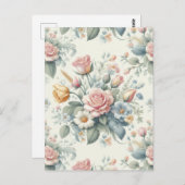 Rozen Briefkaart (Voorkant / Achterkant)