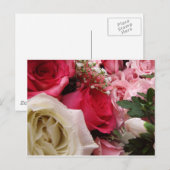 rozen briefkaart (Voorkant / Achterkant)