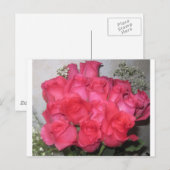 ROZEN BRIEFKAART (Voorkant / Achterkant)