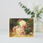 Rozen briefkaart (Staand voorkant)