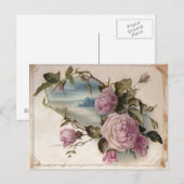 Rozen Briefkaart (Voorkant / Achterkant)