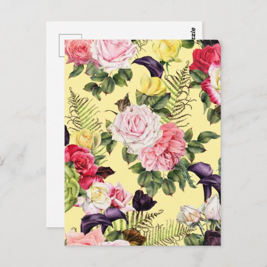 Rozen Briefkaart (Voorkant / Achterkant)