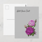 Rozen Briefkaart (Voorkant / Achterkant)