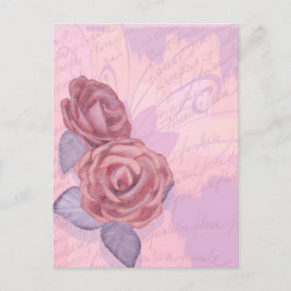 rozen, briefkaart