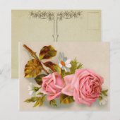 Rozen  Briefkaart (Voorkant / Achterkant)