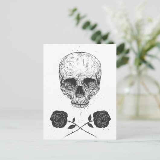 Rozen Briefkaart (Staand voorkant)