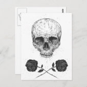 Rozen Briefkaart (Voorkant / Achterkant)