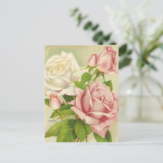 Rozen Briefkaarten (Staand voorkant)