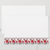 Rozen Briefpapier (Voorkant / Achterkant)