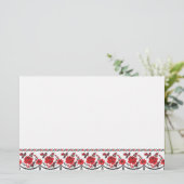 Rozen Briefpapier (Staand voorkant)