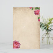 Rozen Briefpapier (Staand voorkant)