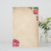 Rozen Briefpapier (Staand voorkant)