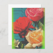  Rozen Briefpapier (Voorkant / Achterkant)