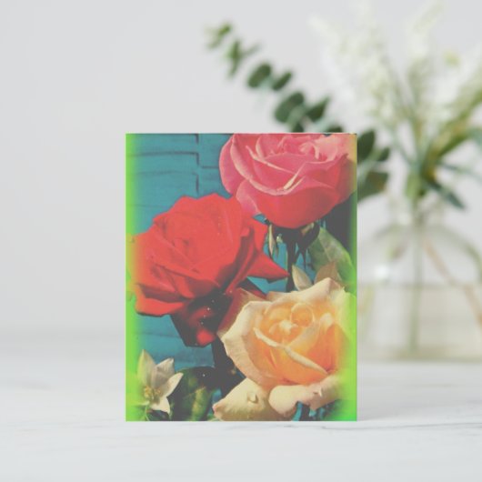  Rozen Briefpapier (Staand voorkant)