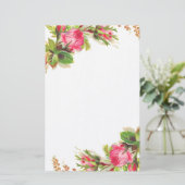 Rozen Briefpapier (Staand voorkant)