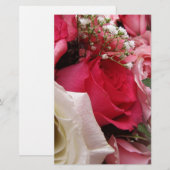 Rozen Briefpapier (Voorkant / Achterkant)