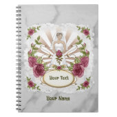 Rozen Bruid aangepaste bruiloft notitieboek (Voorkant)