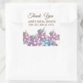 Rozen bruids doucheSticker Vierkante Sticker (Tas)