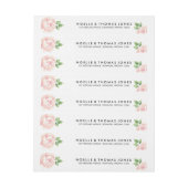  Rozen bruiloft Adreslabel Wikkel (Vel)