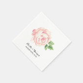  Rozen bruiloft Servetten (Hoek)