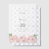  Rozen bruiloft Vellum Uitnodigingen (Offset (Uitnodiging))