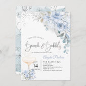 Rozen Brunch Bubble met Waterverf Kaart (Voorkant / Achterkant)