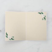 Rozen, Bunny en Golden Egg Persoonlijke Pasen Kaart (Binnen)