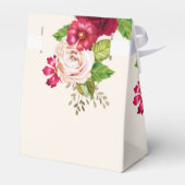 Rozen Burgundy/Cream Love and Bedankt ID584 Bedankdoosjes (Achterkant)