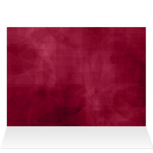 Rozen Burgundy/Cream Wedding Dank je ID584 (Binnen Horizontaal (Boven))