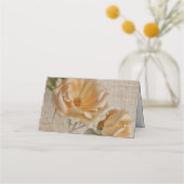  Rozen & Burlap - Wedding Place Cards Plaatskaartje (Achterkant)