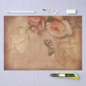  Rozen & Butterfly Shabby Chic Tissuepapier (Craft)